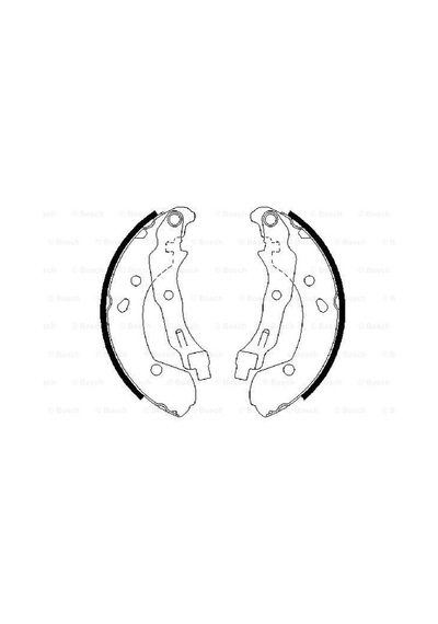 Nissan Micra Arka Kampana Fren Balatası 2003-2010 Bosch