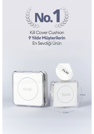 Mat Bitişli Clıo Kill Cover Founwear Cushion The Original Mini 21n Linen Spf50+ Pa+++ 21n Linen