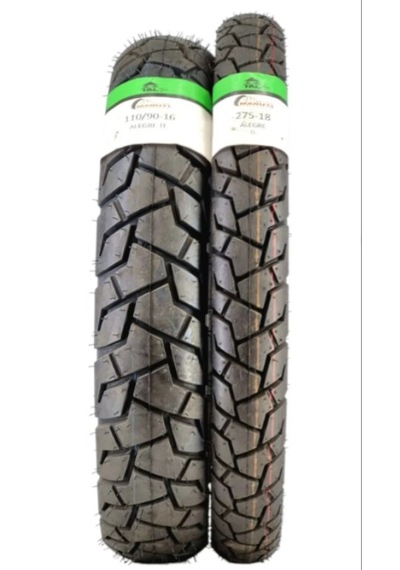 Maruti Tyres 275-18 Ve 110/90-16 Tl Dubleks Motosiklet Lastiği