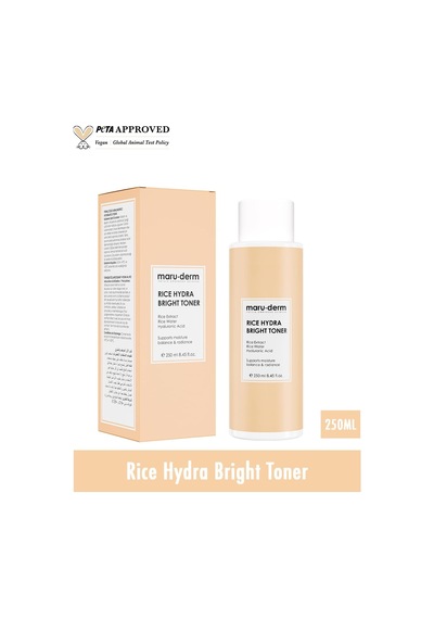 Maruderm Pirinç Özlü Aydınlatıcı Tonik Nem Dengeleyici Ve Canlandırıcı Cilt Toniği, Centella Asiatica İle, 250 Ml
