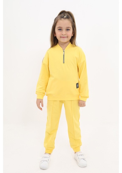 Toontoy Kids Toontoy Kız Çocuk Eşofman Takım Koyu Sarı