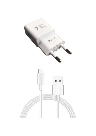 Android Type-c Uçlu Hızlı Şarj Aleti 3.1a 1 Metre Kablolu Hızlı Şarj Cihazı