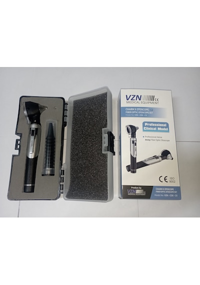 Vzn Otoskop Kulak Bakma Aleti Led Beyaz Işıklı Fiber Optik