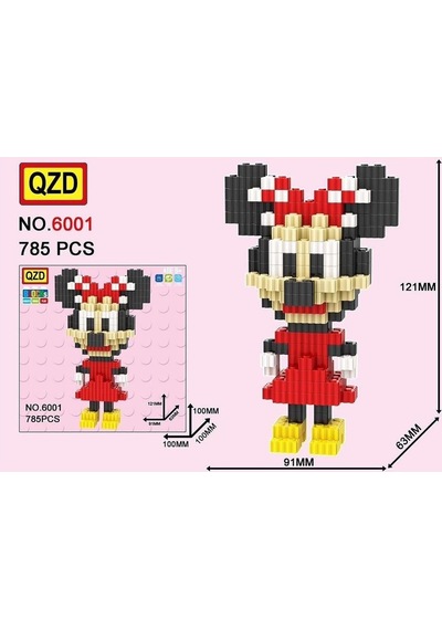 Minnie Mouse 785 Parça Mini Blocks-417