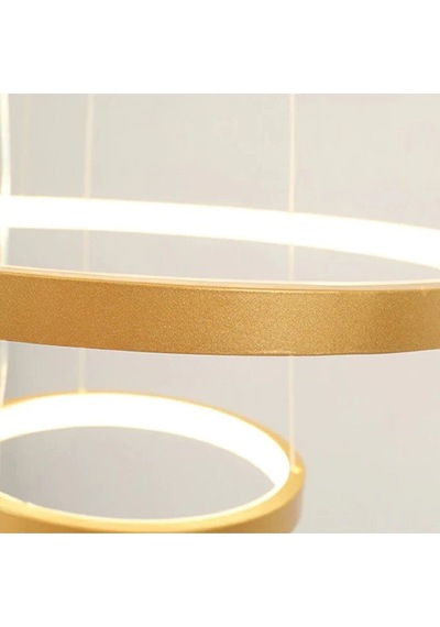 Coda / 60 Cm / 3 Renk Işık / Sarkıt Avize / 3 Yıl Garan... Gold Sarı