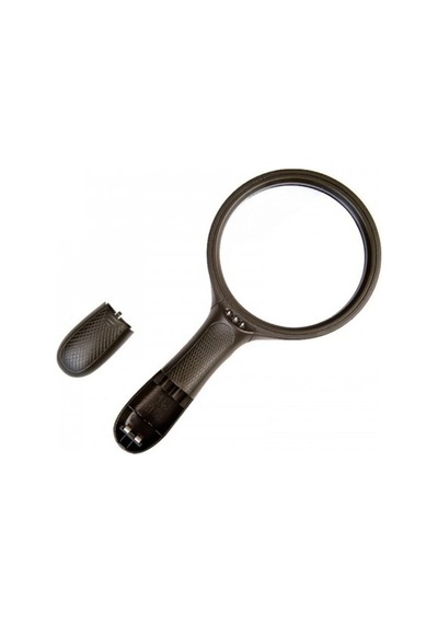 Büyüteç Profesyonel Ergonomik Optik Cam Lens Okuma 3led Işıklı 18x5x 138mm Lensli Büyüteç