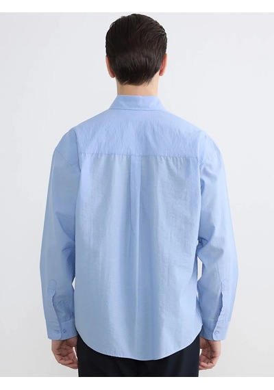 Lc Waikiki Mavi Regular Fit Poplin Erkek Gömlek