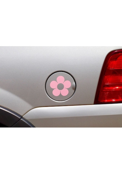 Çiçek Deseni Depo Kapağı, Araç, Araba, Oto, Motorsiklet, Kask, Laptop, Cam Sticker 15x15 Cm
