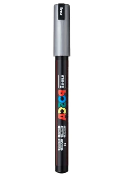 Gümüş Su Bazlı Poster Markörü, 0.7 Mm Uç Kalınlığı 124-Pembe
