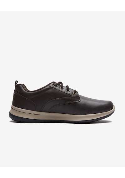 Skechers Delson - Antigo Erkek Kahverengi Günlük Ayakkabı 65693 Choc Kahve Kahverengi