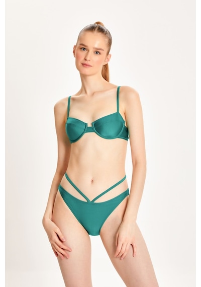 Too Salty Swimwear Kadın Yeşil Balenli Bikini Takımı 24s103st Renkli