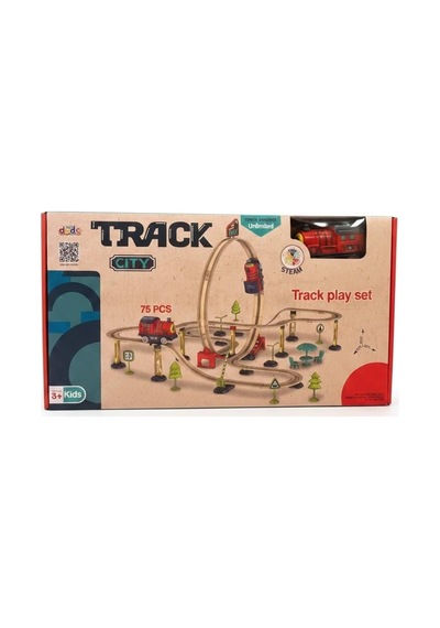 Sh40600 75 Parça Çantalı Oyuncak Tren Seti