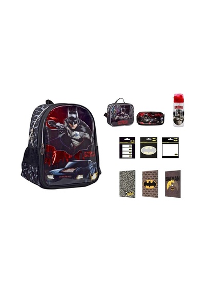 Batman Okul Seti 10 Parça Set Çok Renkli