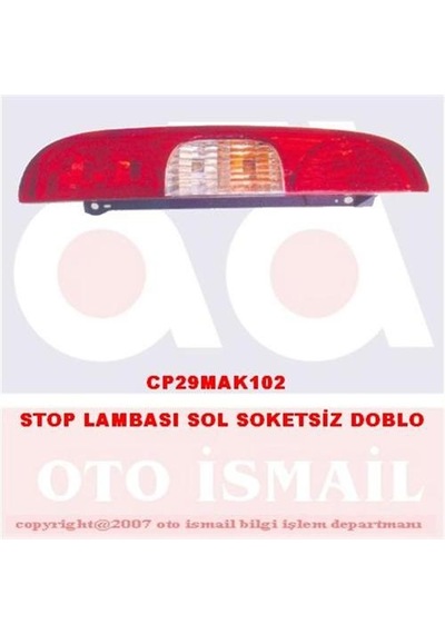 Cerkez Stop Lambası Sol Doblo 2006 Duysuz Mak-102