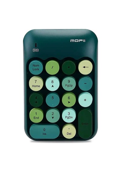 Kablosuz Retro Numpad 18 Tuşlu Numerik Muhasebe Ofis Klavyesi