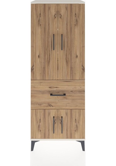 Hyperion Dolap 3 Raflı Tek Çekmeceli 4 Kapaklı 60x44x163 Ayta... Aytaşı