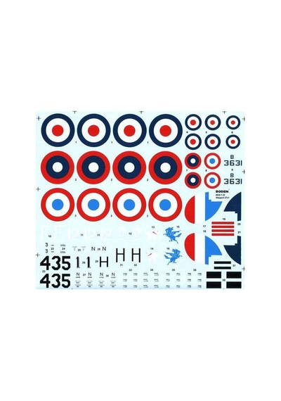 1/32 Nieuport 27 Maketi, Roden 630