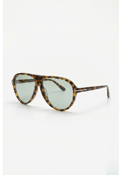 Havana Leopar Çerçeve Pilot Form Unisex Unisex Güneş Gözlüğü Uv400 Günlük & Şehir Stili Çok Renkli
