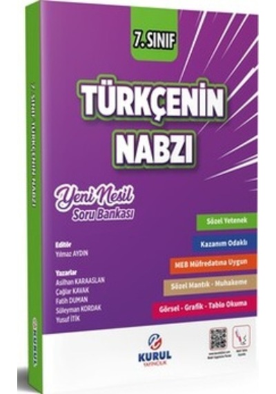 7. Sınıf Türkçenin Nabzı Yeni Nesil Soru Bankası