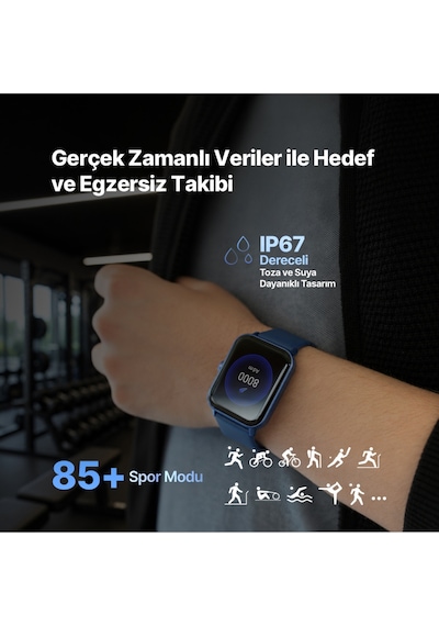 Tempus 2S13WV1 44 Mm Dikdörtgen Kasa Akıllı Saat