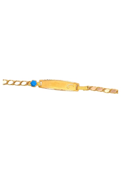 Cigold Taşlı Çocuk Bileklik 14 Ayar Altın 1.92 Gr Oa-c11203029254 Renkli Çok Renkli
