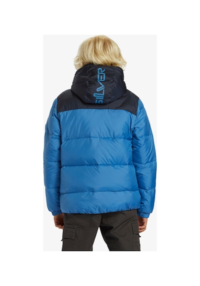 Quiksilver Cold Days Down Kapüşonlu Erkek Mont Mavi Mavi