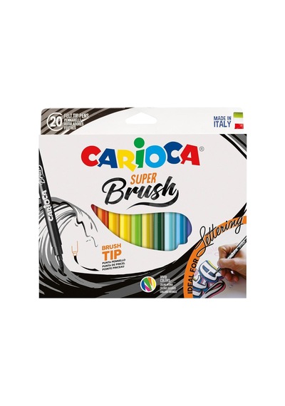 Carioca Super Brush Keçeli Kalemi 20'li Sku: Zeus8690010360434