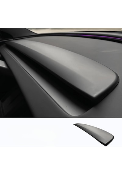 Tesla Model Y Juniper 2025+ Uyumlu Ön Panel Konsol Kaplama Seti Mat Karbon Fiber Standart