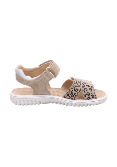 Superfit Sparkle Kız Çocuk Sandalet - Bej Leopar 609004-4010