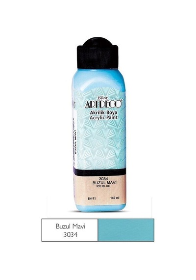Artdeco Akrilik Boya 140 Ml. 3034 Buzul Mavi Renkli