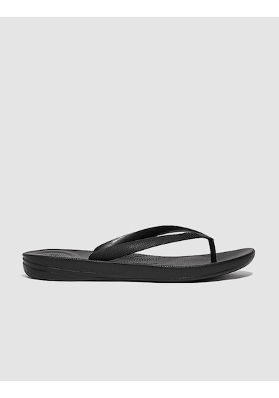 Fitflop Iqushıon Ergonomıc J80 Siyah Erkek Parmak Arası Terlik Siyah