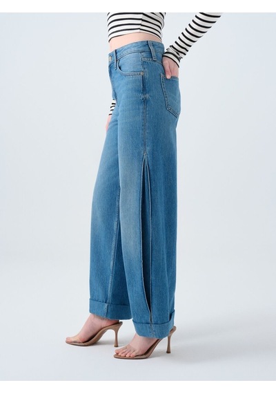 LOFT Bella Regular Fit Kadın Pantolon Lf2039815 Q1.v1 Denim