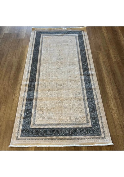 Hoom Rugs Valeria 1074 Gri Mikrofiber Tozumaz Modern Halı Gri