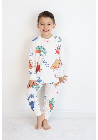 Erkek Pijama Takımı Beyaz