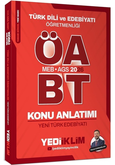 Yediiklim 2026 Meb Ags Öabt Türk Dili Ve Edebiyatı Öğretmenliği Yeni Türk Edebiyatı Konu Anlatımı