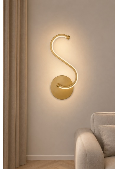 AvizeGO Simon Modern Led Duvar Apliği Günışığı Eskitme