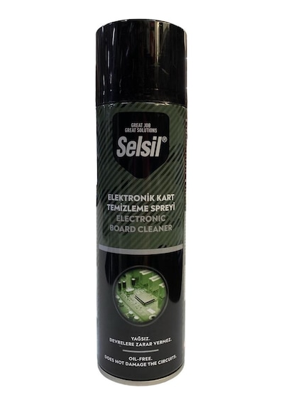 Selsil Elektronik Kart Temizleyici Sprey 500 ML Yağsız