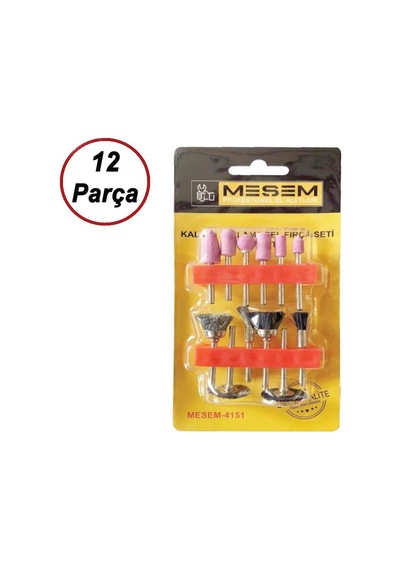 Meşem Kalıpcı Mini Taşlama ve Zımparalama Gravür Seti 12 Parça