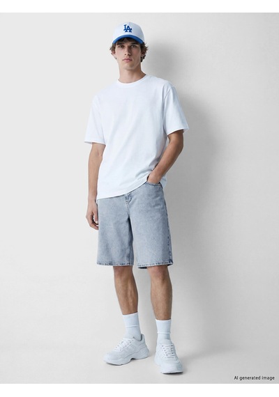 Lcw Jeans İndigo Relax Fit Erkek Jort