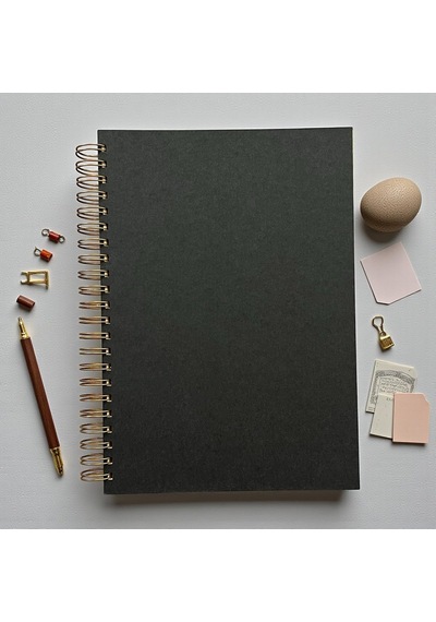 Çizgili Spiralli Not Defteri, A4 Boyut 21x29,7 Cm , 120 Yaprak 240 Sayfa , 90gr. Ivory Kağıt, Ofis İçin İdeal S Çok Renkli