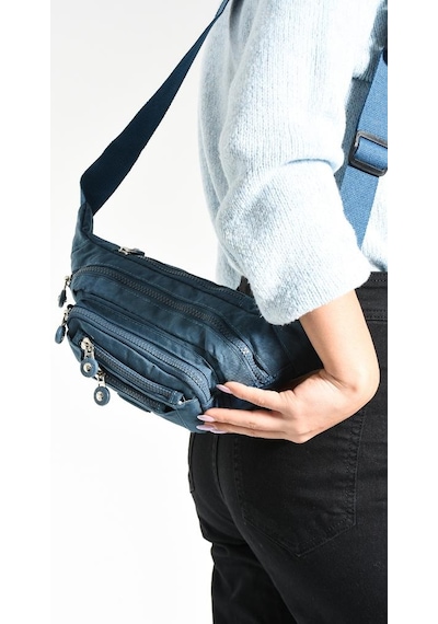 Baginn Unisex Bel Çantası Free Bag Klinkır Kumaş Hafif Yağmur Geçirmez Kumaş Çok Cepli 001