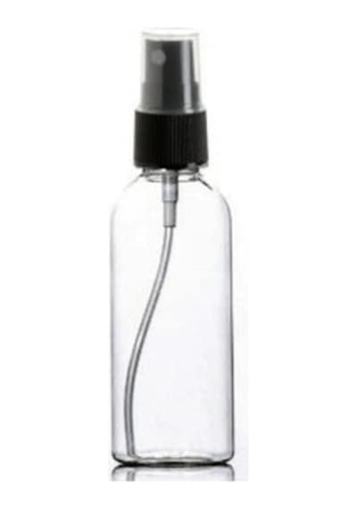 50ml Plastik Şeffaf Şişe Siyah Sprey Başlık, 24 Adet, Dezenfektan Şişesi, Plastik Şişe, Medikal Şişe, Boş Şişe, Parmak Sprey Başlık, Spreyli Şişe Diğer