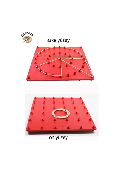 Matematik Materyali Geometri Tahtası Çift Yüzey 1 Adet
