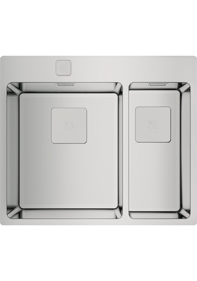 Teka Forlinea Rs15 2B 580 (Auto) Çift Hazneli Tezgahüstü/Tezgahasıfır (Flush) Paslanmaz Çelik Eviye - 115030013