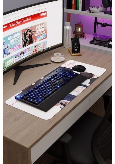 Boku No Kokoro No Yabai Yatsu Anime V5 - 70x30 Xl Gaming Kauçuk Kaymaz Taban Mouse Pad Fare Altlığı