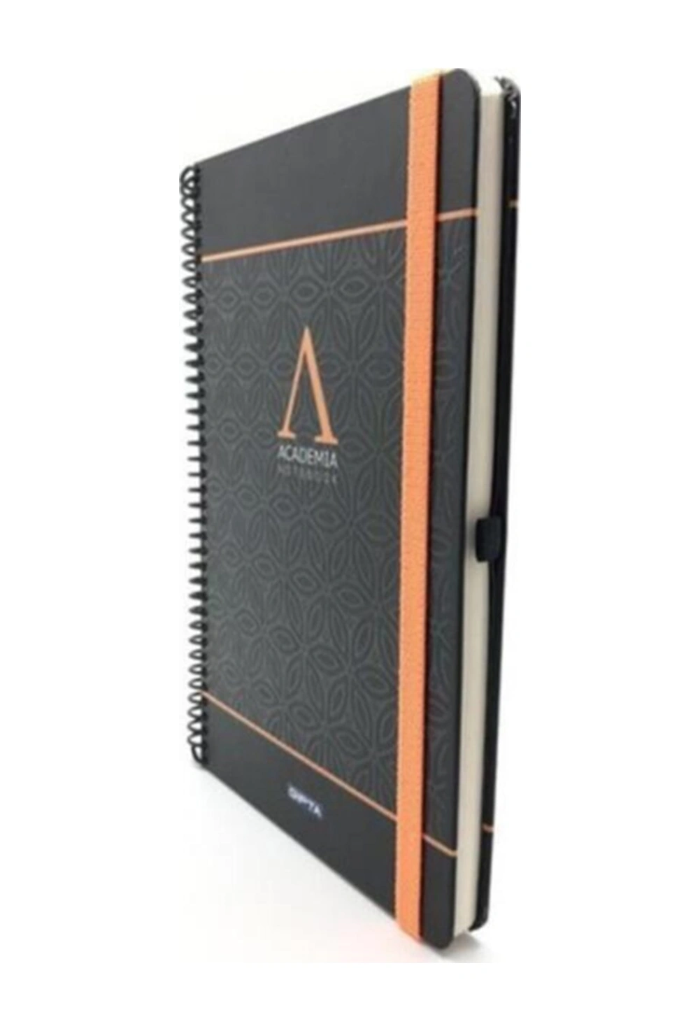 Academia 17x24 Çizgili Spiralli Sert Kapak 120 Yaprak Defter