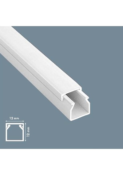 Mutlusan Kablo Kanalı 250 Metre 12X12 Mm Canalex Yapışkan Bantlı
