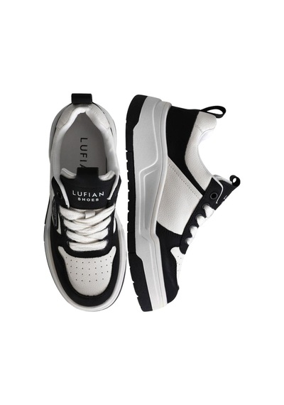 LUFIAN 122230018 Jennıfer Sneaker Unisex Deri Spor Ayakkabı Siyah