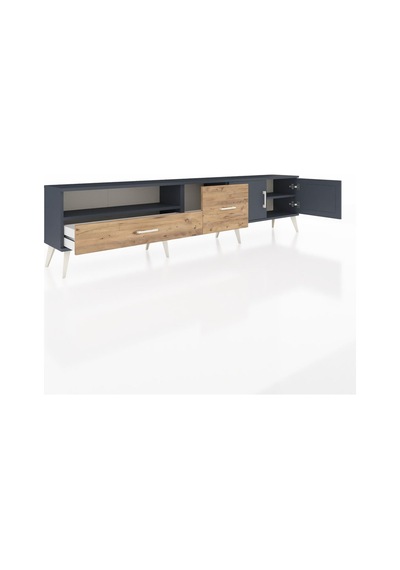 Arges Tv Ünitesi 2 Raflı 2 Çekmeceli 2 Kapaklı 220x30x51 Antrasit-antrasit/çam Antrasıt/atlas Çam - Antrasıt Arges Tv Ünitesi 2 Raflı 2 Çekmeceli 2 Kapaklı 220x30x51 Antrasit-antrasit/çam Antrasıt/atlas Çam - Antrasıt