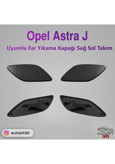 Opel Astra J Uyumlu Far Yıkama Kapağı Sağ Sol Takım